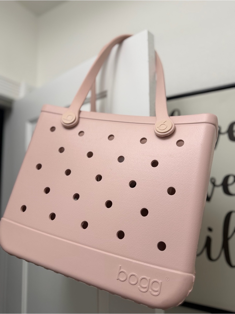 BOGG BAG Tote in Pale Pink